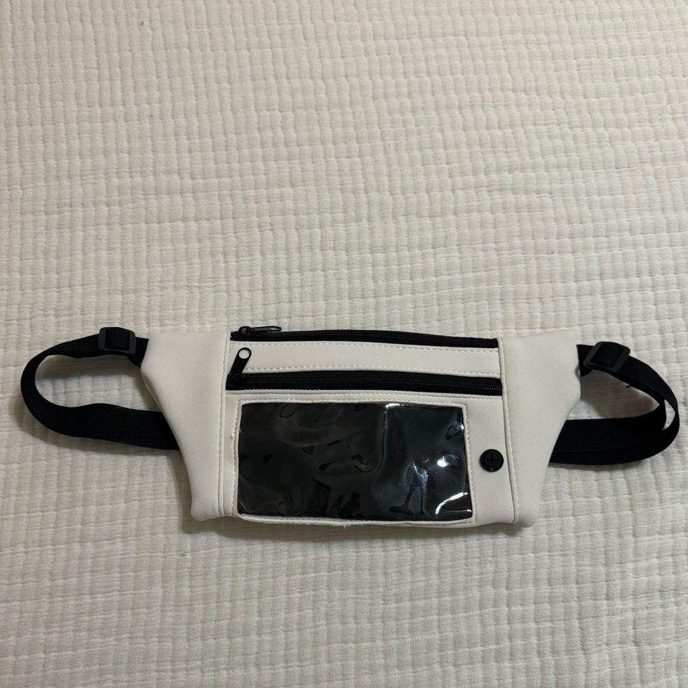 Women's White Beach Fanny Pack